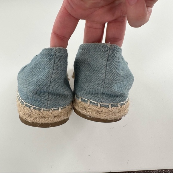 Espirit womens Wyoming flats size 6.5 blue denim pointy toe Espadrilles loafers - Picture 10 of 12